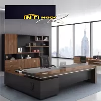 Nội Thất Long Thành Nhơn Trạch- Mẫu bàn Giám đốc hiện đại 2024-2025